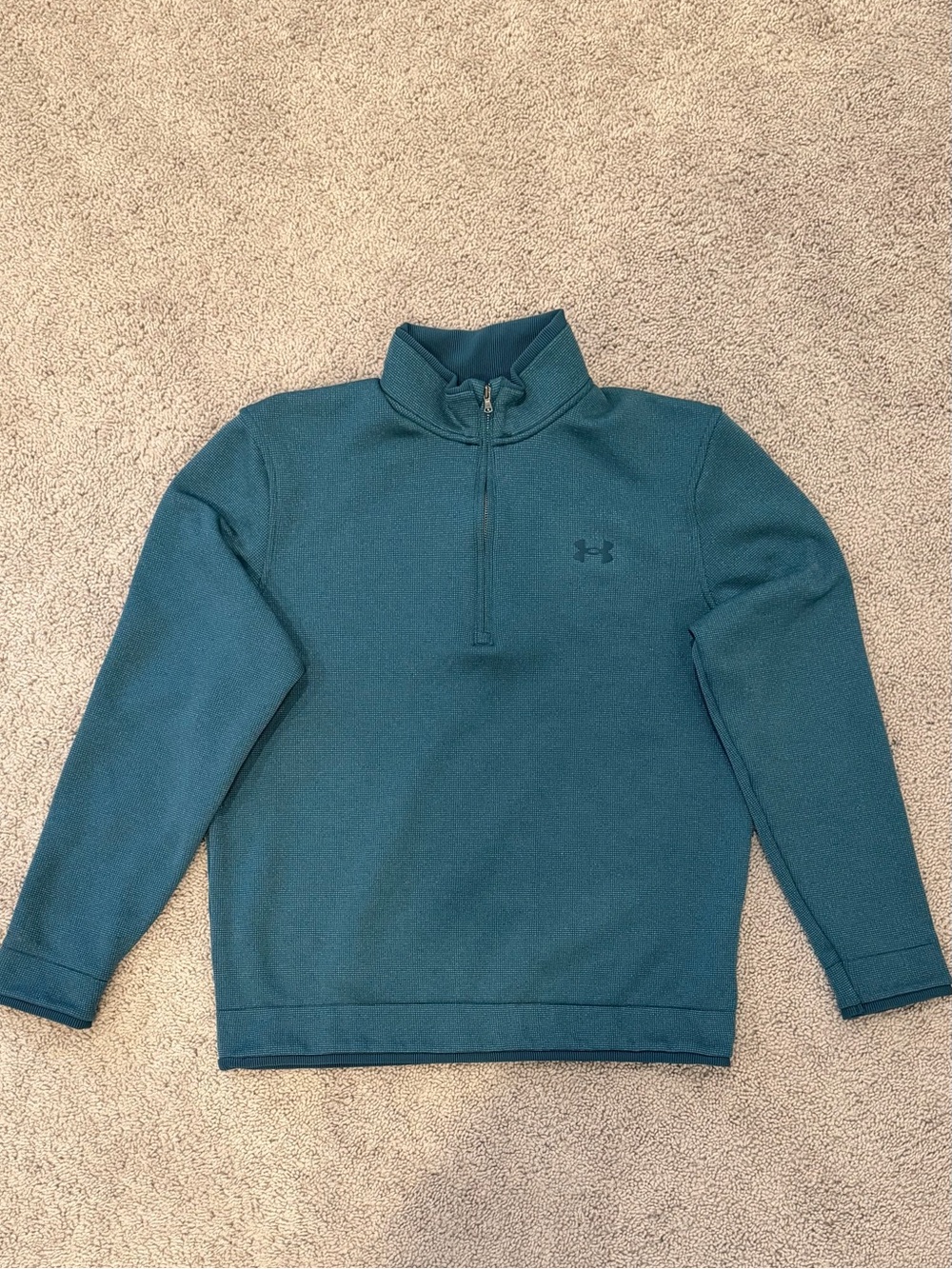 Under Armour Slate Gray Fleece-Lined Pullover